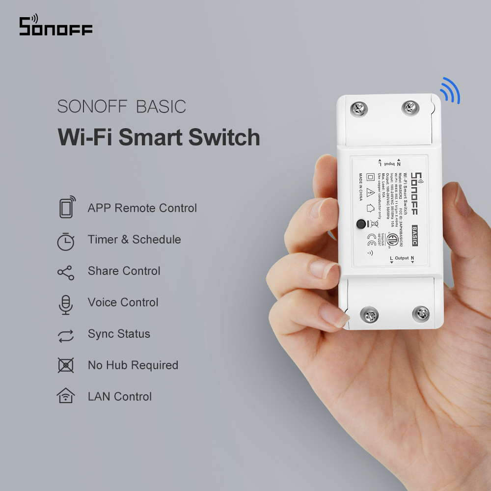 Sonoff Basic Switch - Itead SONOFF Basic R2 Mini Module