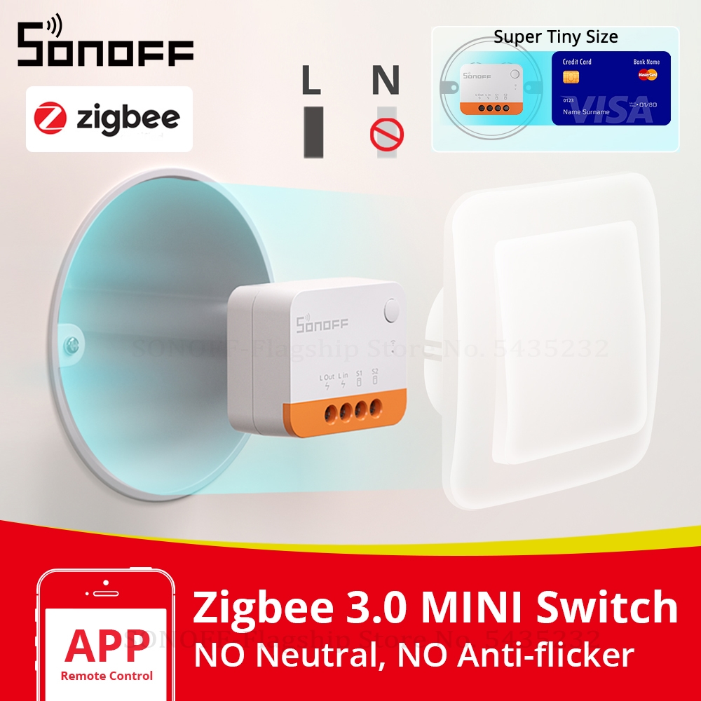 Sonoff Basic Switch - SONOFF ZBMINIL2 aucun fil d'al de