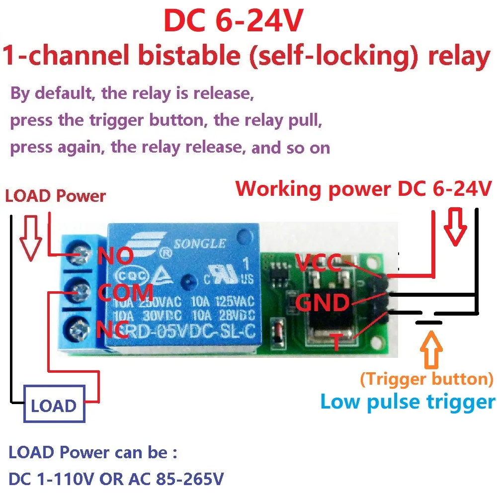 Home Automation With Arduino - Module de relais à bascule bistable
