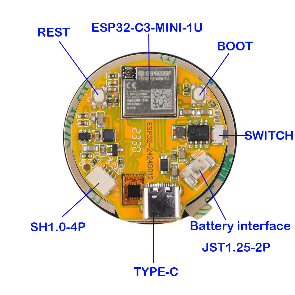 Écran tactile ESP32 1.28 pouce - Home Automation With Arduino avis et prix