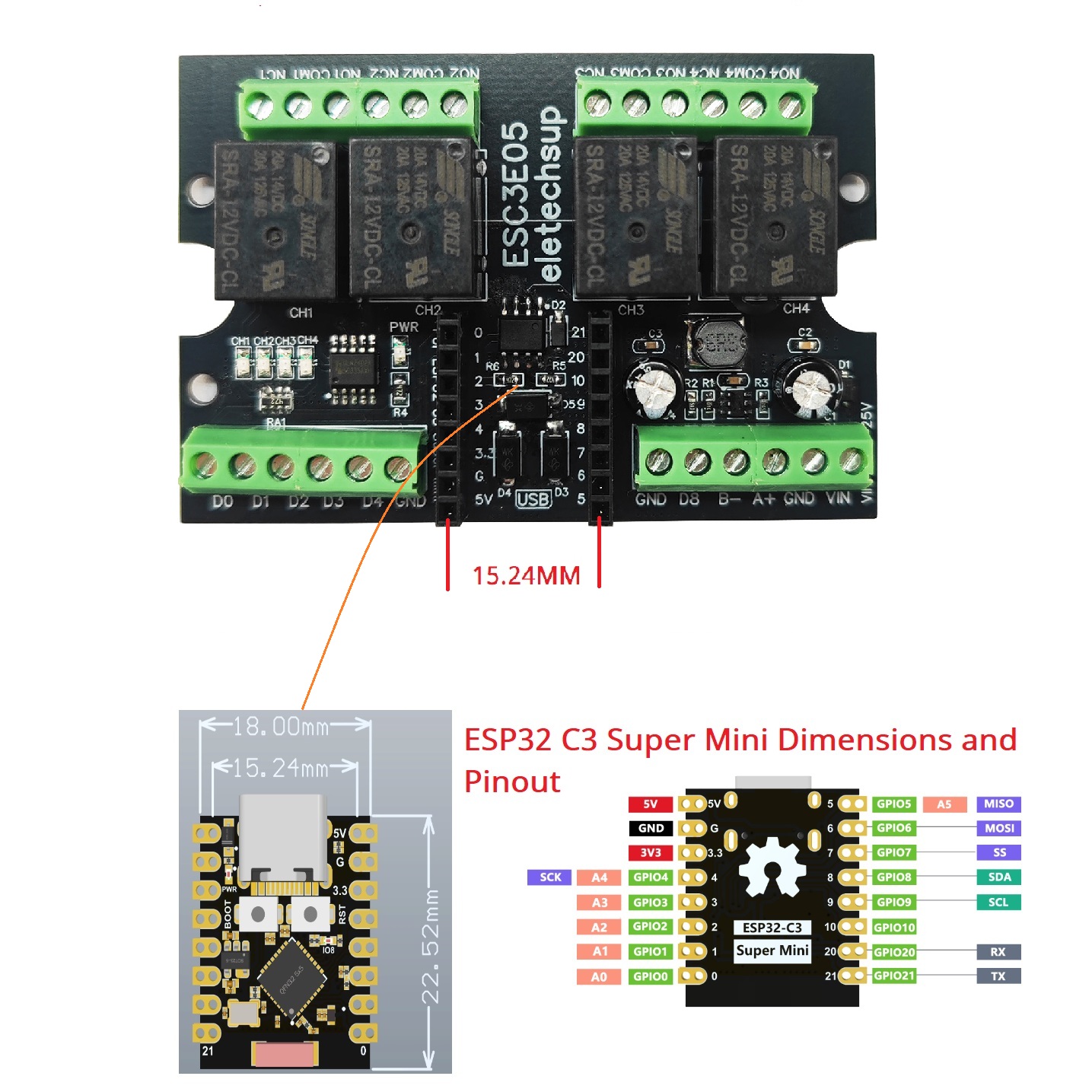 Module de relais Ultimate ESP3 - Home Automation With Arduino avis et prix