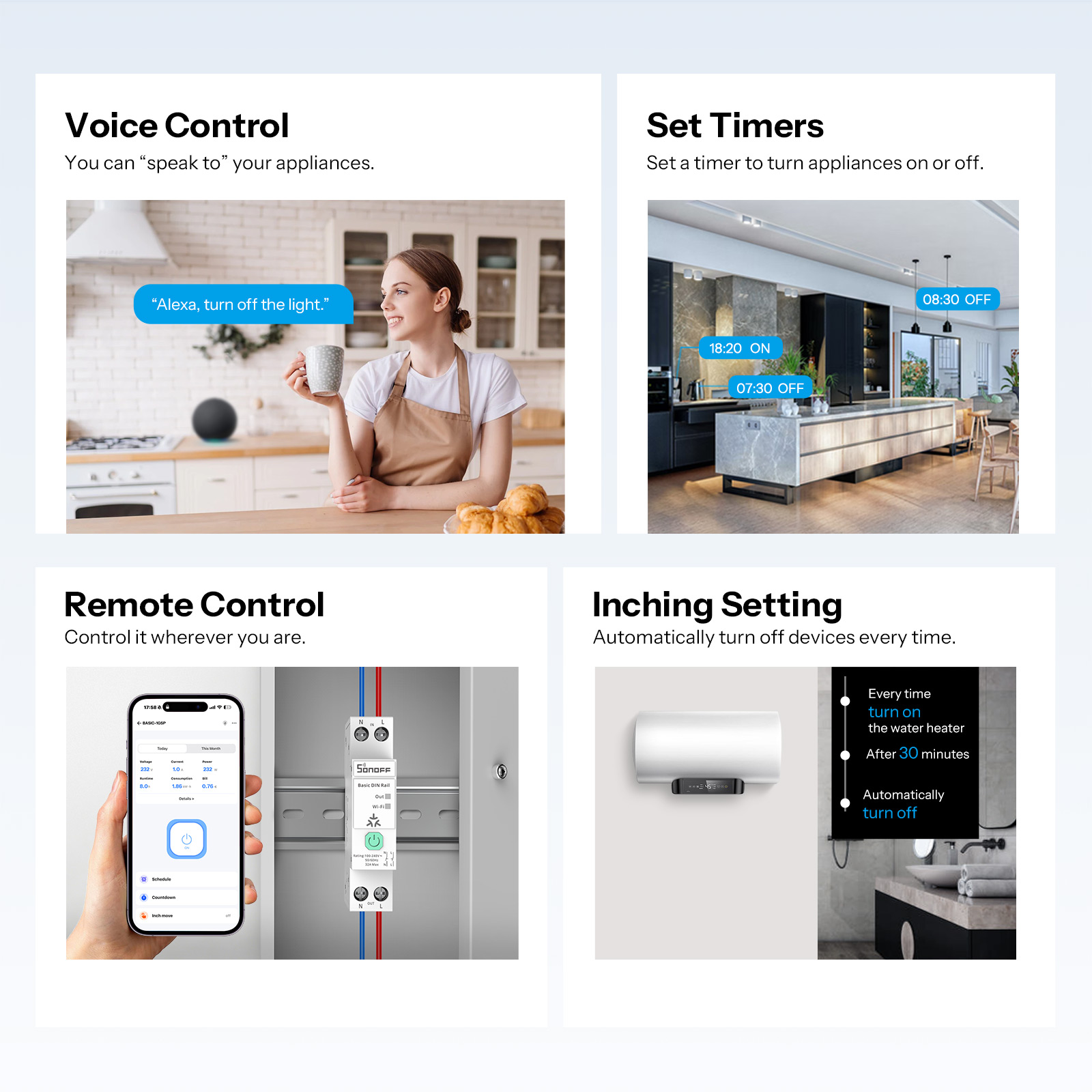 Interrupteur DIN à canal uniqu - Sonoff Basic Switch avis et prix