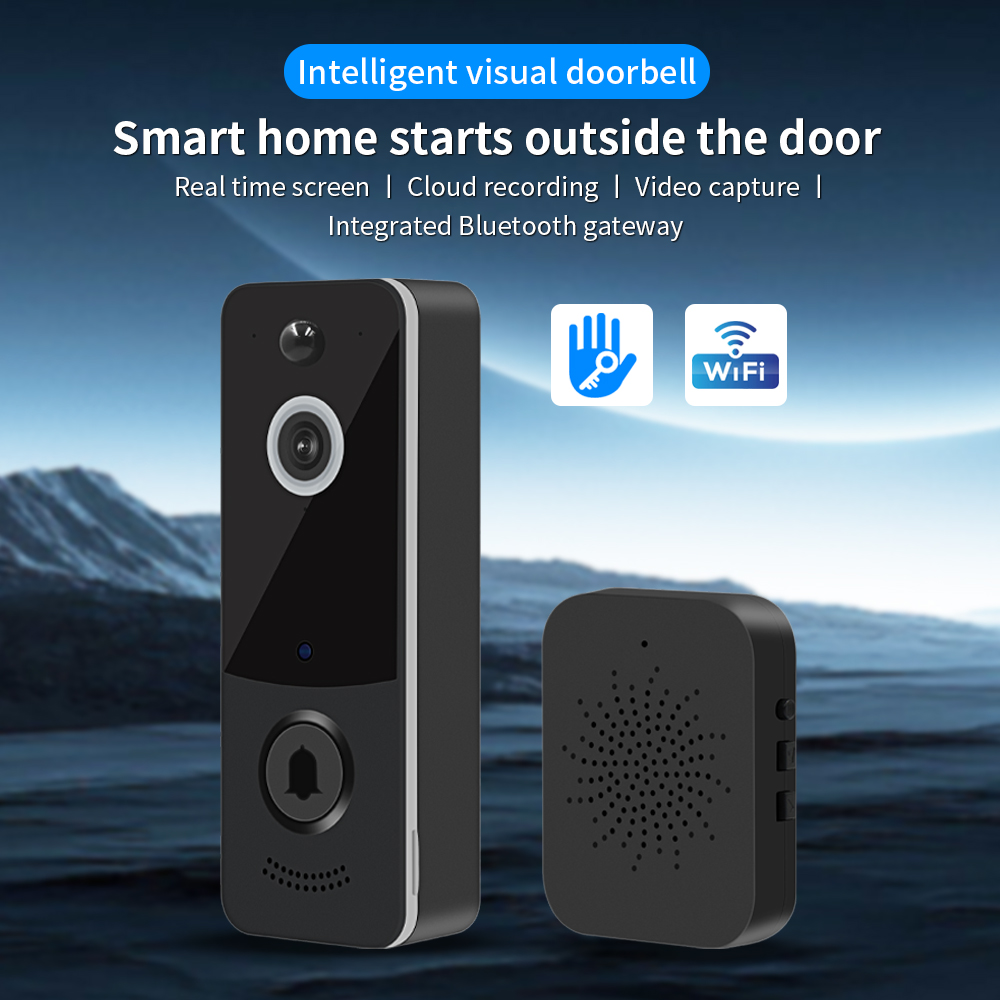 Sonnette vidéo WIFI 1080P, app - Smart Doorbell Wired avis et prix