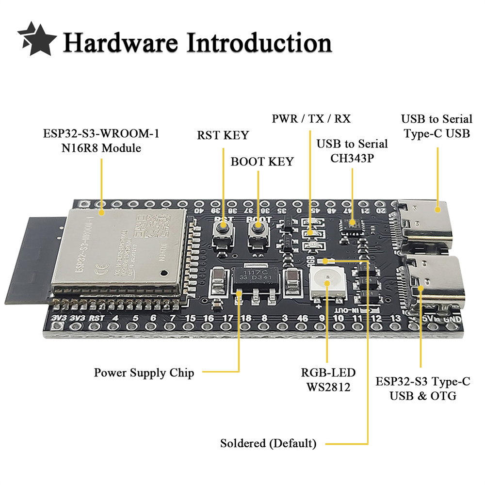 Kit de développement ESP32 S3  - Keys Diy Home Automation Kit With Esp32 avis et prix