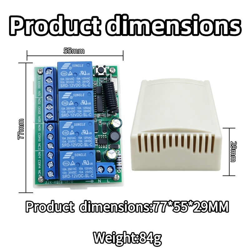 Commutateur de commande à dist - 433Mhz Receiver Module avis et prix