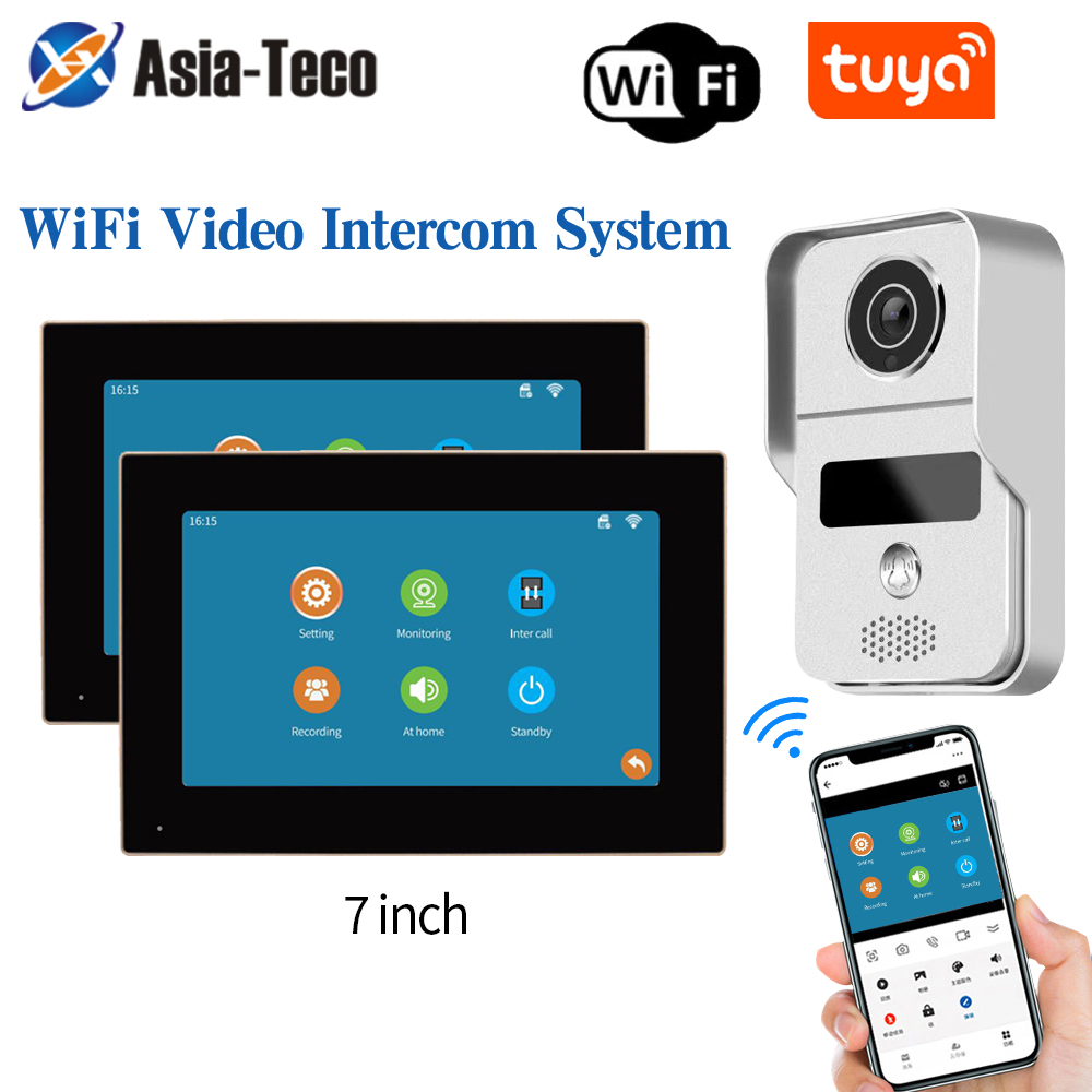 Interphone vidéo WiFi 1080P 7  - Smart Doorbell Wired avis et prix