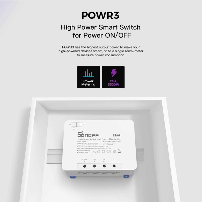 SONOFF POW POWR3/Powr316/POWR3 - Sonoff Basic Switch avis et prix