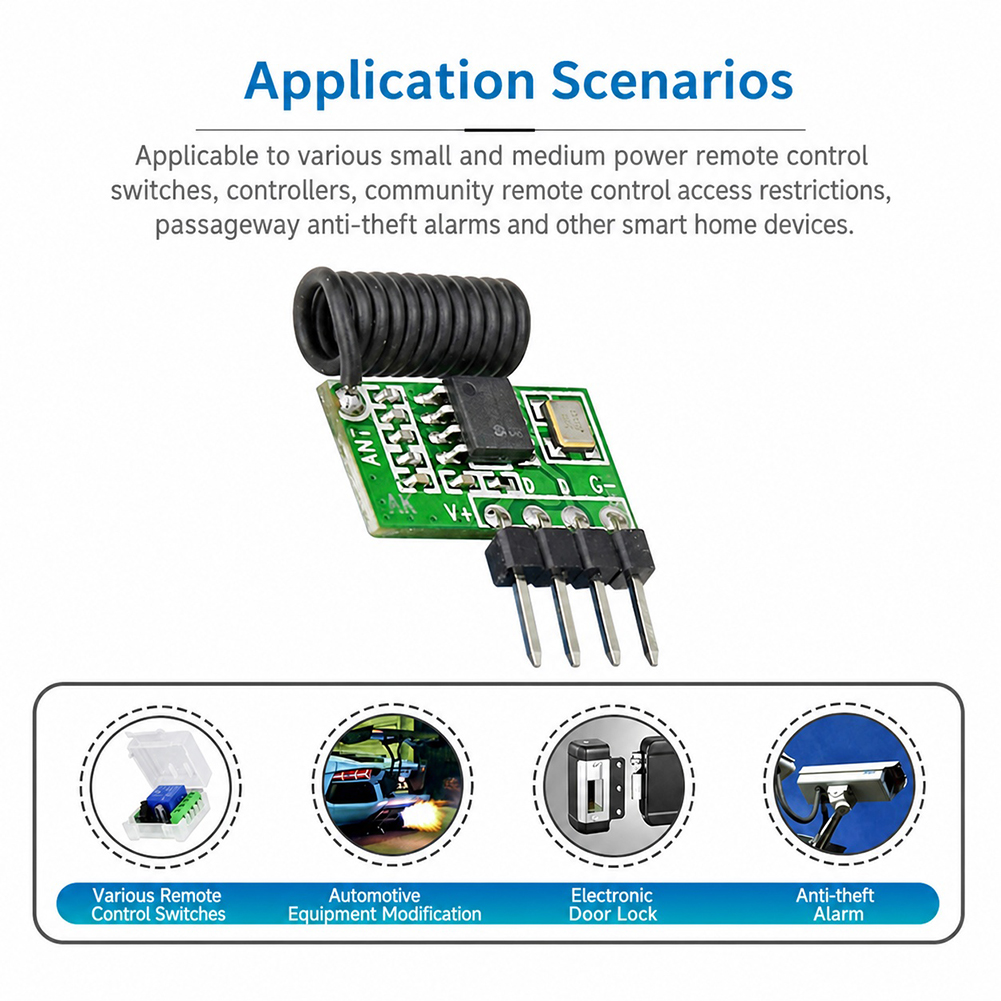 Module récepteur RF superhétér - 433Mhz Receiver Module avis et prix