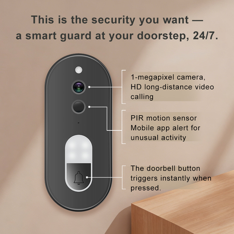 Sonnette vidéo WiFi compatible - Smart Doorbell Wired avis et prix